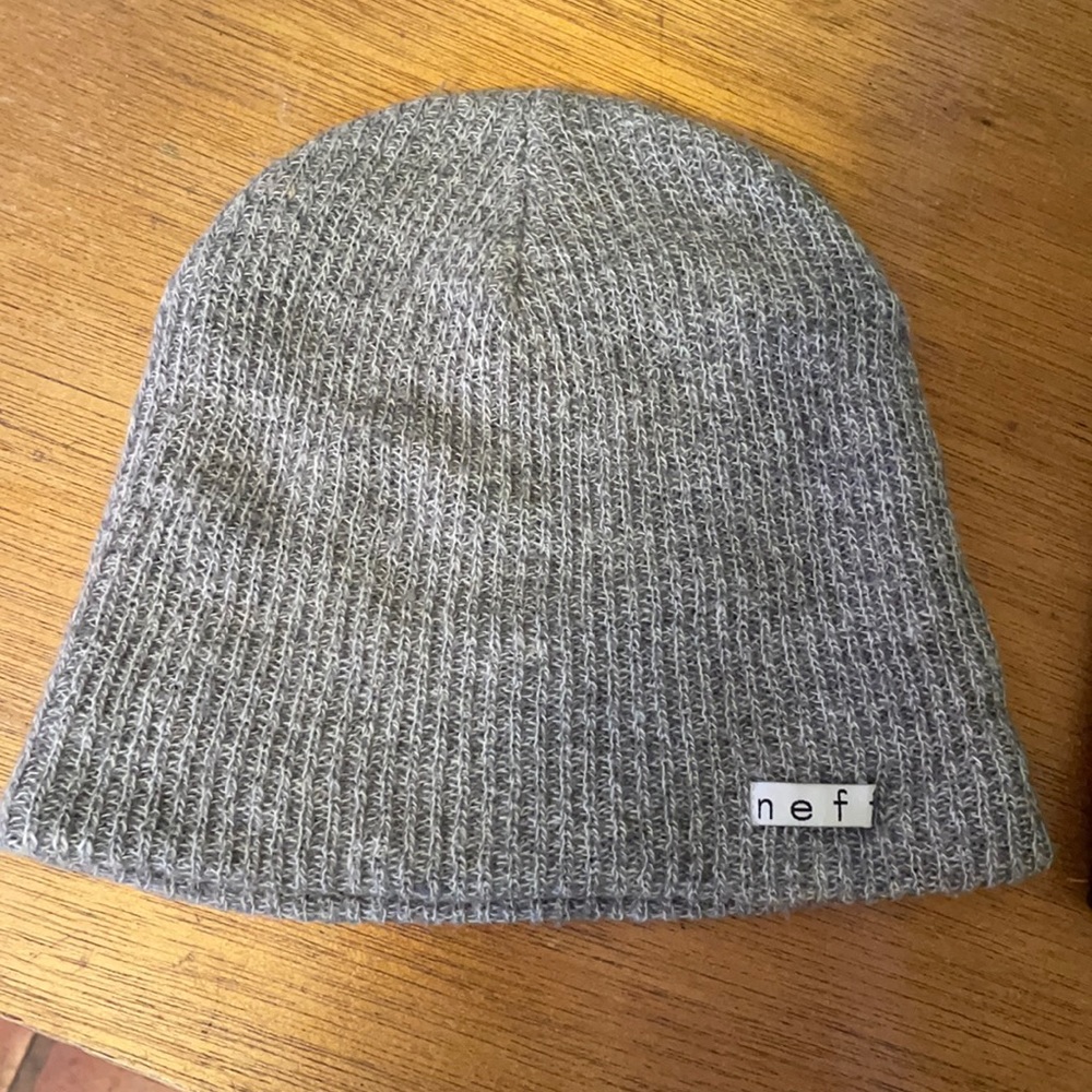 Black and grey Neff beanies